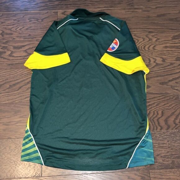 Cricket Australia Asics Team Carlton Mid Jersey Short Sleeve 1/4 Zip Men's L - Picture 3 of 3